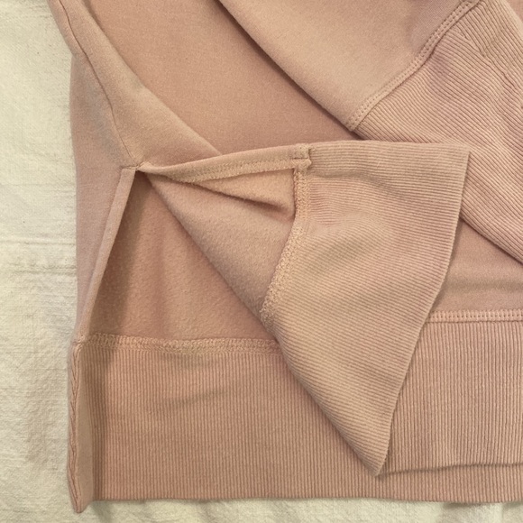 Athleta V-neck sweatshirt. Like new, very soft with side slits and thumb holes! - Picture 4 of 4